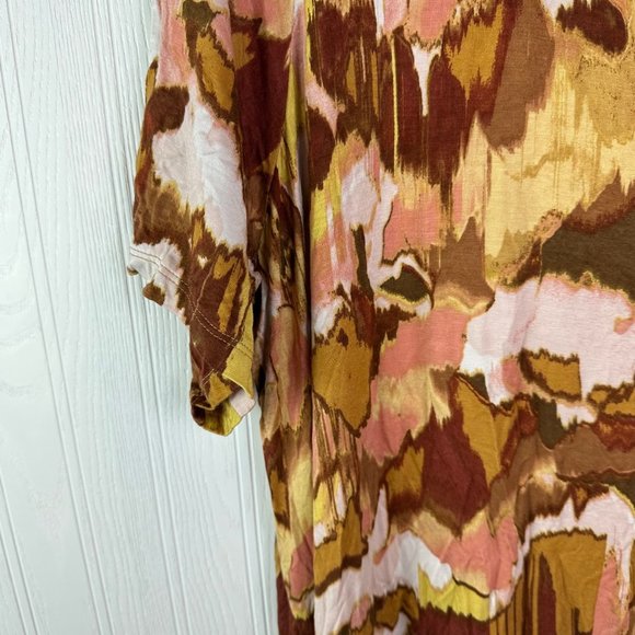 LOGO by Lori Goldstein tunic top size 2XL Yellow gold - Picture 5 of 6